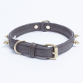 thumbnail image 4 of ROTTERDAM SPIKE Leather Dog Collar Single- Row Spikes, 4 of 4