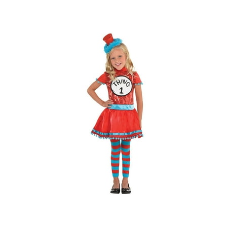 Kid's Thing 1 and Thing 2 Dress Costume