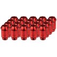 thumbnail image 1 of Gorilla Automotive 21133RD Kit de 5 lengüetas de diámetro pequeño, color rojo bellota (tamaño de rosca de 12 mm x 1,50), paquete de 20, 1 of 1