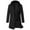 Black, variant on Men's Trendy Trench Coat Men's Classic Wool Blend Trench Coat Windproof Business Overcoat With Detachable Hood
