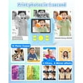 thumbnail image 3 of BYSERTEN Kids Camera Instant Print, Portable Toy Cameras for Boys & Girls Age 6-12 Birthday Gifts - Blue, 3 of 7
