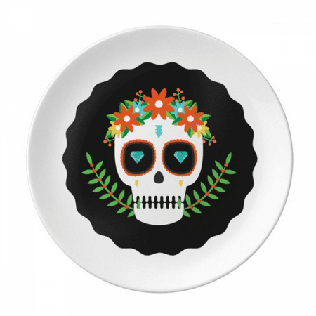 

ls Of The Mexico Day Of Dead Plate Decorative Porcelain Salver Tableware Dinner Dish