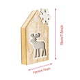 thumbnail image 3 of Xihbxyly Lámpara de Papá Noel de Madera, Luz Cálida Amarilla, Material Ecológico, Decoración para Fiestas Navideñas, Decoración Del Hogar, Ambiente Festivo, Funciona con Pilas (No Incluye Pilas), Tam, 3 of 3
