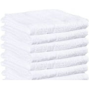 6 Pack White Bath Towel (24x48 Inch) Cotton Blend Extra Absorbent Easy Care for Home, spa, Resort, Hotels/Motels, Gym by Towels N More
