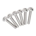 thumbnail image 4 of Kit de tornillos de cabeza de botón con brida, 50 piezas Pernos con brida de cabeza de botón con brida Tapas de casquillo de cabeza de botón Pernos Diseñados con precisión Jadeshay A, 4 of 8