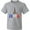 AC-Heather Grey, variant on Inktastic France Eiffel Tower Flag in Text Youth T-Shirt