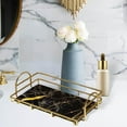 thumbnail image 4 of Iron Storage Shelves Wire Vanity Organizer Rack for Dresser and Countertop Dark Blue, 4 of 8