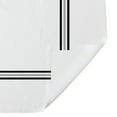 thumbnail image 6 of Creative Products Classic White Monogrammed Shower Curtain - I, 6 of 7