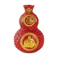 thumbnail image 3 of Escultura de arreglo floral con forma de florero y bolsa bendecida, estilo Feng Shui rojo m, 3 of 9
