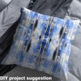 thumbnail image 2 of Homewish Abstract Geometric Art Fabric by the Yard 1 Yard,Minimalist Aesthetic Graffiti Home Decor Fabric by the Yard,Blue Black White Sewing Fabric For Teens,Super Cozy Room Decor, 2 of 6