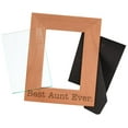 thumbnail image 2 of ThisWear Gift for Aunt Best Aunt Ever Mothers Day Natural Wood Engraved 4x6 Portrait Picture Frame Wood, 2 of 6