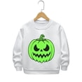 thumbnail image 3 of Boys Halloween Glow in The Dark Sweatshirt, Long Sleeve Graphic Pullover for Fall, 3 of 4