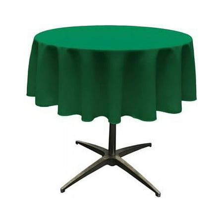 

TCpop58R-GreenEmP32 Polyester Poplin Tablecloth Emerald Green - 58 in. Round