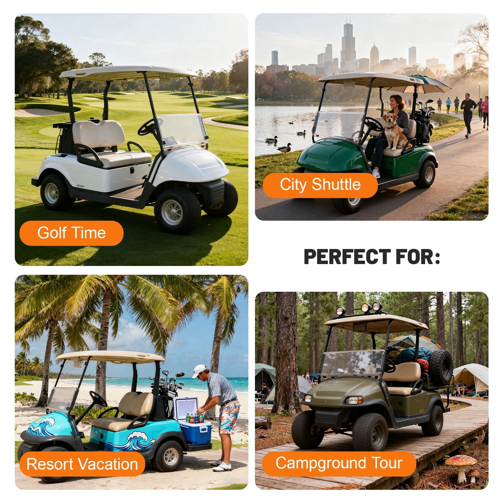 Olenyer Child Positioner for Golf Carts, 5 Point Harness to Secure in Golf Cart, Universal Fit for All Golf Carts Seat