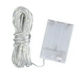 thumbnail image 4 of LED Curtain String Lights DIY 33 Feet Waterproof Warm Light Silver Wire Firefly Lights Decorative String Lights For DIY Wedding Party Bedroom Patio Christmas, 4 of 8