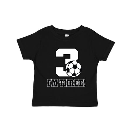 Inktastic 3rd Birthday Soccer Boys or Girls Toddler T-Shirt