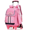 thumbnail image 1 of Mochila escolar con ruedas para escuela primaria, mochila para niña de 6 a 12 años oso de fresa Electrónica, 1 of 1
