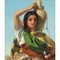 thumbnail image 3 of John Phillip 15x17 Black Modern Framed Museum Art Print Titled - A Gypsy Water-Carrier of Seville (1854), 3 of 5