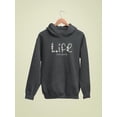 thumbnail image 3 of Life Is Beggining Daisies Hoodie Women -Image by Shutterstock, Female XX-Large, 3 of 4
