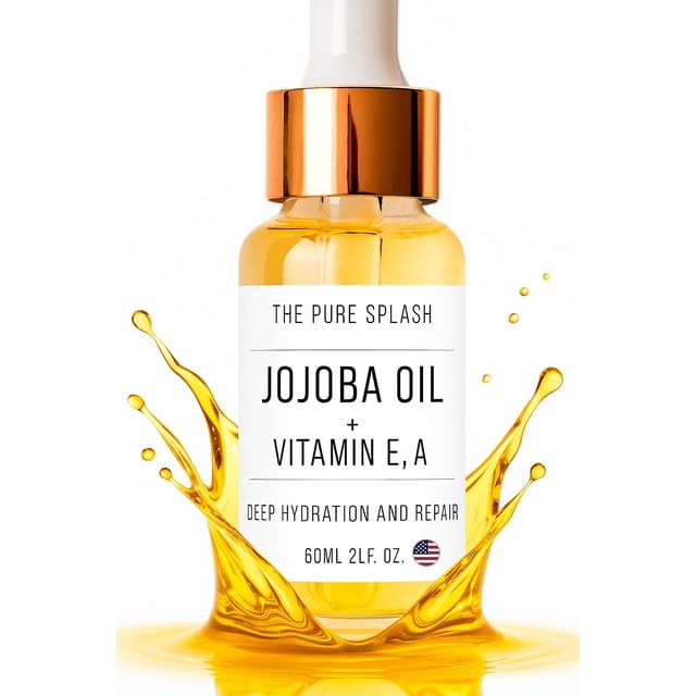 Aceite de jojoba THE PURE SPLASH Hidratación y reparación profundas, 60 ml