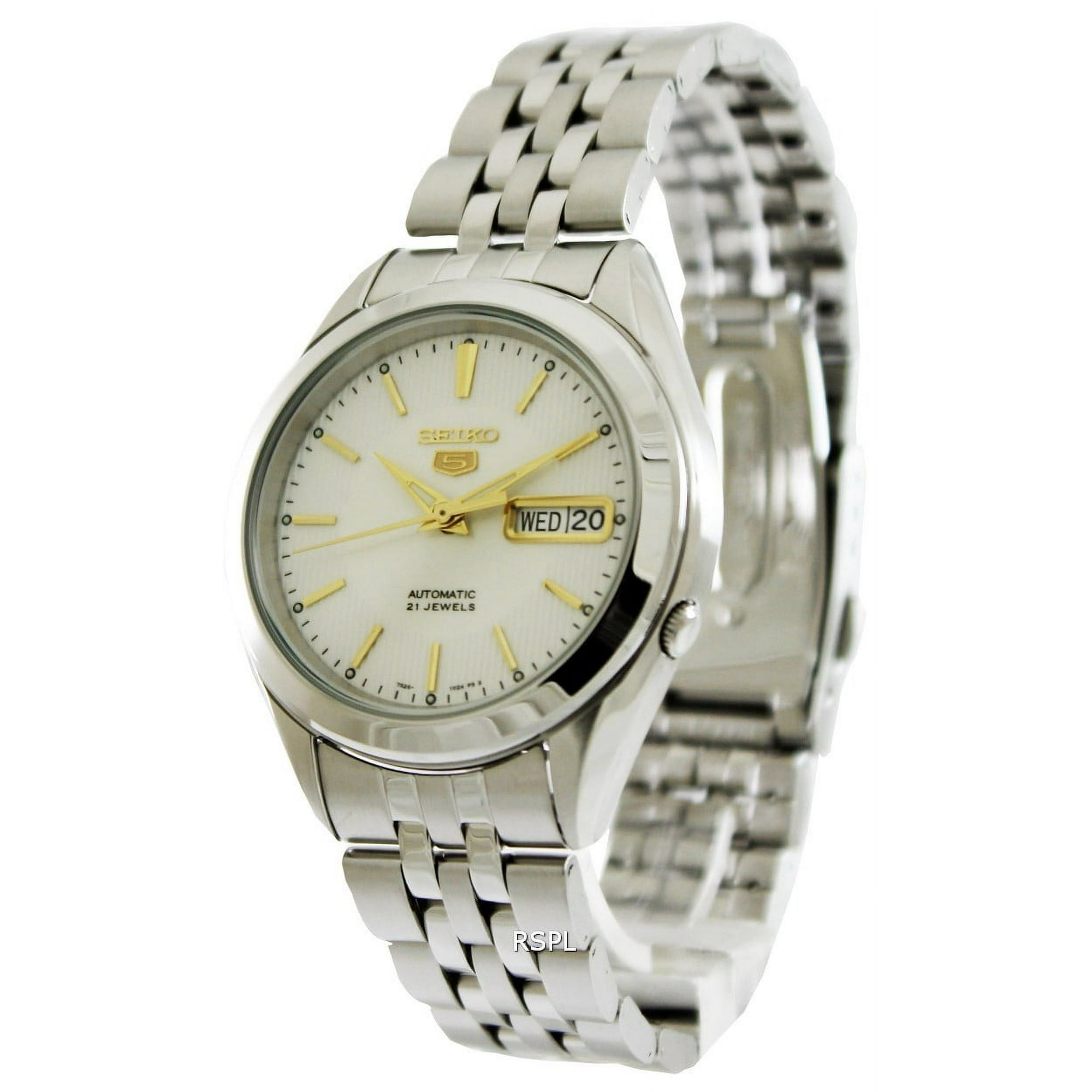 Seiko 5 Automatic 21 Jewels Snkl17k1 Snkl17k Snkl17 Men s Watch Silver