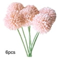 thumbnail image 1 of Bola de crisantemo artificial, centro de mesa de oficina en casa, flor falsa, adorno de boda, rosa 6 piezas Advancent HA8915-03B, 1 of 6