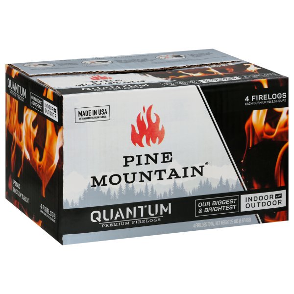 Pine Mountain Quantum Fire Log 4 pk