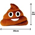 thumbnail image 2 of Emoticon almohada colorido, pila de caca sonriente marrón poo emoticon caca almohada redonda emoticon caca peluche suave regalo juguete decoración Ormromra LKX-0699, 2 of 4