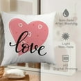 thumbnail image 7 of Pillowcase Valentine's Day Pillowcase Heart Shaped Patterns Sofa Cushion Festive Ambiance Decoration Living Room And Bedroom Decoration 45*45cm, 7 of 7
