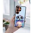 thumbnail image 5 of WIRESTER Shockproof Soft Rubber Cover Case for Samsung Galaxy S26 Ultra 6.9" 2026, Blue Owl On Light Blue Background, 5 of 5