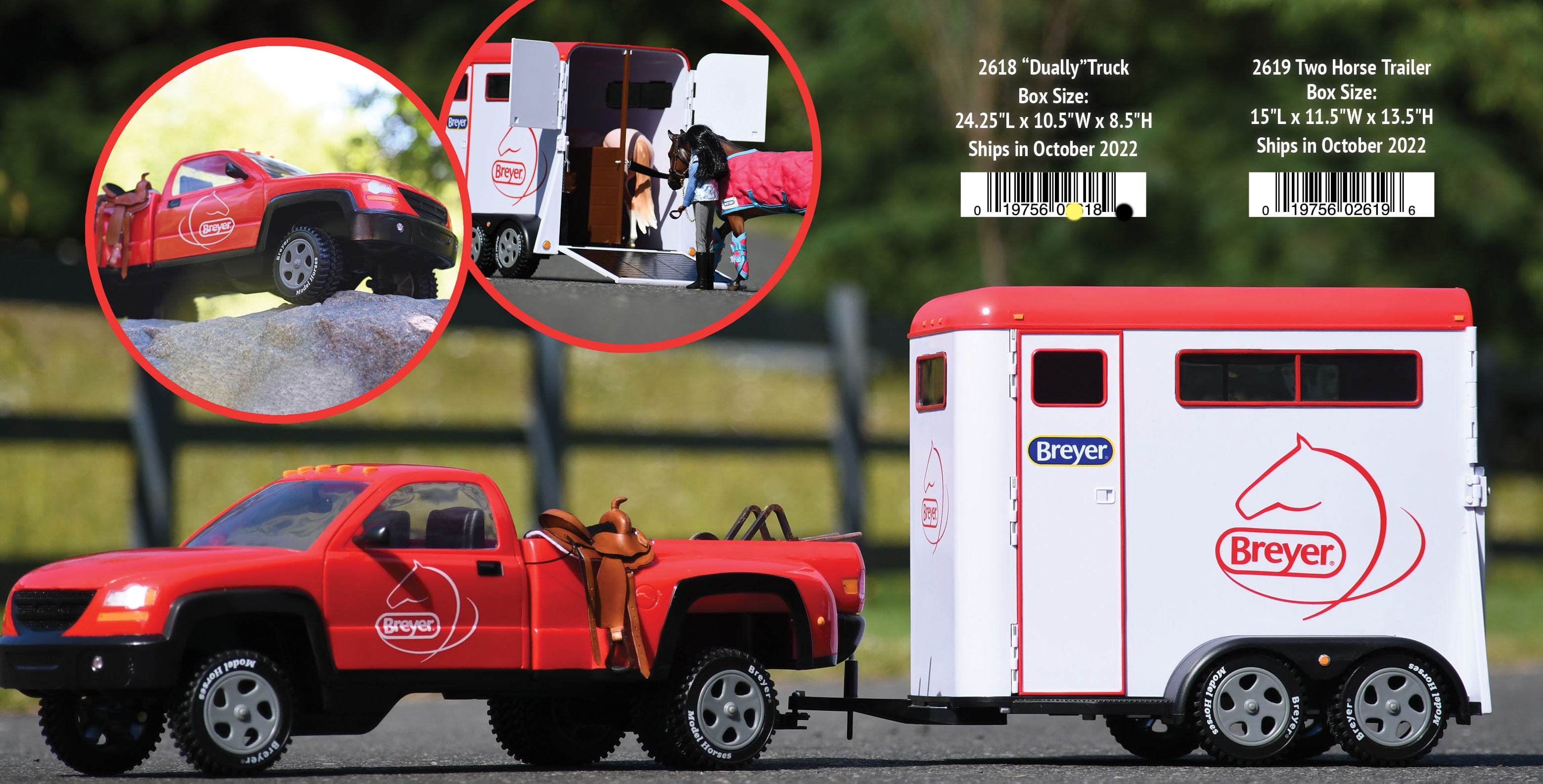 Breyer Traditional Series TwoHorse Trailer