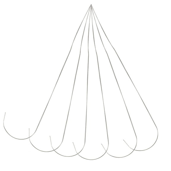 LABSERRON 6Pcs Threading Needle For Beads Curved Beading Needles For Diy Projects