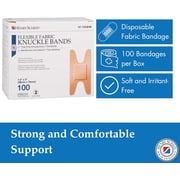 Henry Schein Lightweight Adhesive Bandage, Beige, 1.5 x 3, 100 Count, 1 Pack