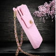 thumbnail image 5 of Compatible with iPhone 12 Mini Wallet Case with Crossbody Strap Lanyard Neck Strap Credit Card Holder with Purse Handbag Shoulder Strap Silicone Rubber Soft Protection Cover 5.4 inch Pink, 5 of 14