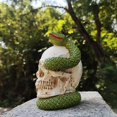 thumbnail image 2 of Halloween Resin Ornament Decoration, Halloween Ornament Decoration Home Decor Horror Halloween Decorations, Halloween Skull LED Lights, 2 of 3