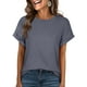 thumbnail image 1 of Camiseta ANRABESS para mujer, extragrande, gris, talla XL, 1 of 6