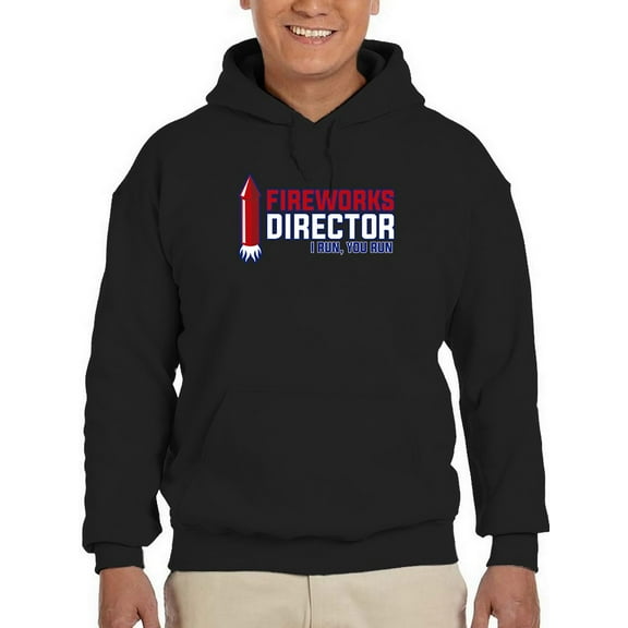 The Fireworks Director Hoodie Men -GoatDeals Designs, Male Small