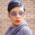 thumbnail image 1 of Perruques en Cheveux Humains Brésiliens Noirs pour Femmes Perruque Courte Cheveux Humains Perruques Lisses Perruques en Couches pour Femmes Noires, 1 of 5