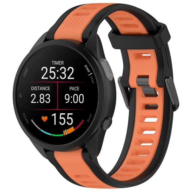 Hearth & Gear Silicone Sports Sweat Proof Solid Color Watch Band With Convenient Adjustment And Wide Compatibility Compatible With Smartwatch Watch Replacement Snk809 Mens Stainless Watch Brew for Men