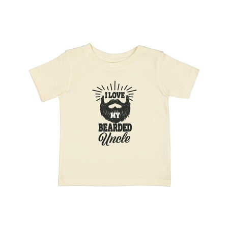 

Inktastic I Love My Bearded Uncle Gift Baby Boy or Baby Girl T-Shirt