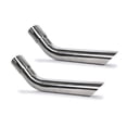 thumbnail image 4 of Pypes Performance Exhaust EVT58 Exhaust Tail Pipe Tip Set; 2.5 in.; Long Hockey Stick; Clamp On; Hardware Not Incl.; Polished 304 Stainless Steel; Pair;, 4 of 4
