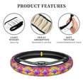 thumbnail image 5 of Yiaed Magic Mushrooms Steering Wheel Cover,Universal 15 Inch Anti Slip Steering Wheel Protector Car Accessories Interior for Auto Truck SUV, 5 of 5