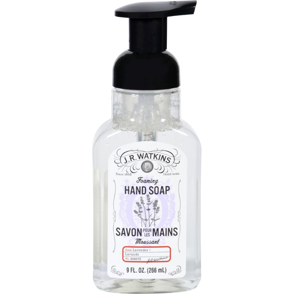 J.R. Watkins Foaming Hand Soap, Lavender, 9 oz