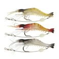 thumbnail image 4 of Guardoinrt Soft Lures Shrimp Bait Set Kit Fishing Lures Baits Tackle Set Random Color color random 3pcs 5Set, 4 of 6