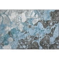 thumbnail image 2 of Addison Rugs Mayfield Premium Machine Washable Transitional Abstract Blue Rectangle Rug, 1'8" x 2'6", 2 of 6