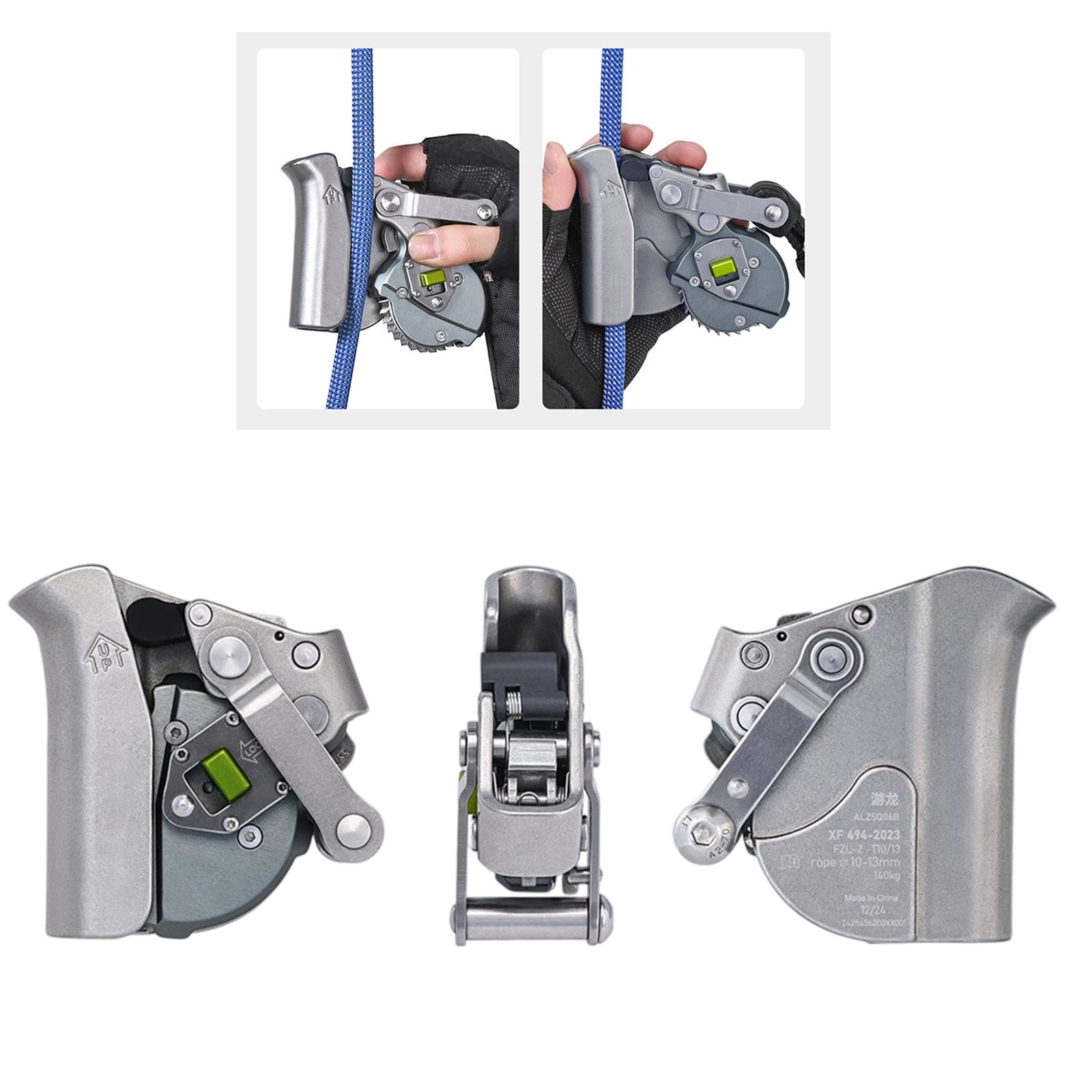 Weatherproofs Climbing Safety Supply Stainless Steel Texture Suitable for Undergrounds Exploration and High Angles