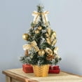 thumbnail image 4 of Artificial  Tree 8in/12in/16in Mini Desktop Christmas Decor Photo Prop Home Decorations PVC Ornament, 4 of 12