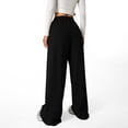 thumbnail image 4 of GiLiling Girl's Bowknot Baggy Sweatpants, Cute Straight Leg Athletic Pants, Elastic Waist Drawstring Pant for Teen Girls (Black, 11-12 Years), 4 of 7