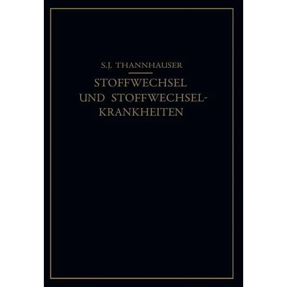 Lehrbuch Des Stoffwechsels Und Der Stoffwechsel-Krankheiten, (Paperback)