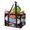 Multicolor 3, variant on CURLYOOT Elephant Playing Reusable Grocery Bag, Foldable Shopping Tote Bag with Reinforced Handles, Large Kitchen Grocery Bags for Shopping Groceries Picnic